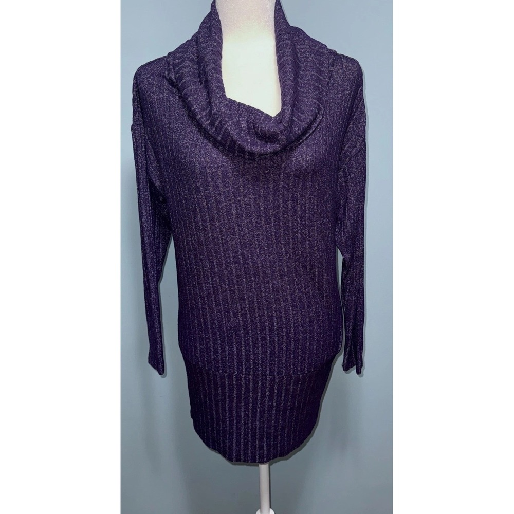 White House Black Market Outlet Women's XS Sweater Tunic Cowl Neck Fall Causal